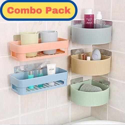 Triangle Wall Mount Storage Basket  Combo Pack - UrbanGlow 
