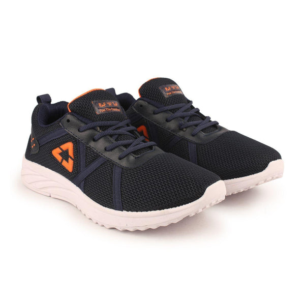 Richale New Latest Black-Orange Shoes For Mens - UrbanGlow 